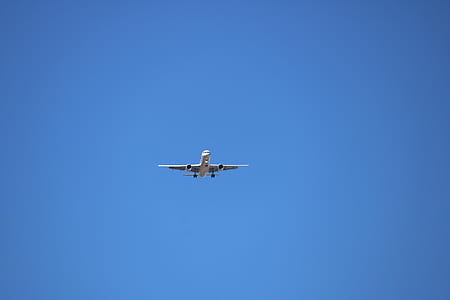 white airplane on air thumbnail