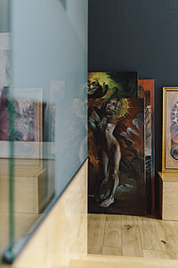 Modern loft apartment full of art thumbnail