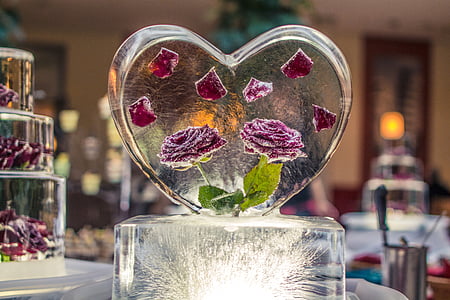 clear glass heart decor thumbnail
