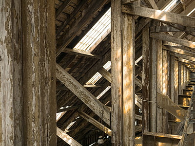 brown wooden house roof thumbnail