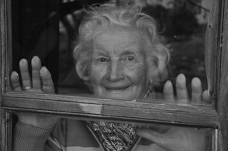 woman seeing through window thumbnail