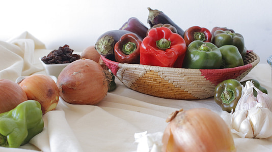 assorted vegetables on wicker basket thumbnail