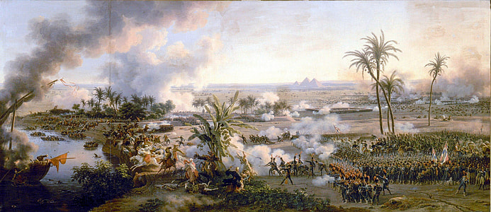 Battle of the Pyramids in Egypt, a victory of Napoleon  thumbnail
