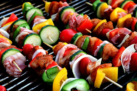 kebab on the grill thumbnail