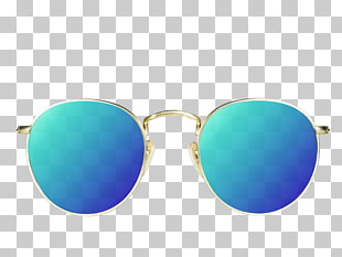 Aviator sunglasses Ray-Ban, sunglasses, gold-framed hippie sunglasses PNG clipart