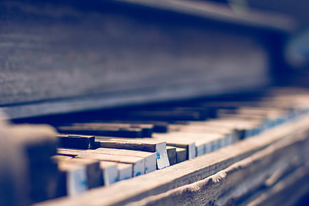 shallow focus photography of grand piano keys thumbnail