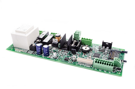 green, black, and white circuit board thumbnail