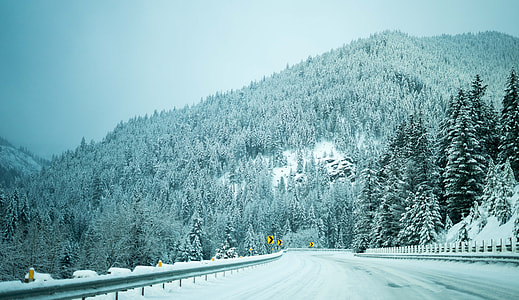 road in front glacier mountain thumbnail