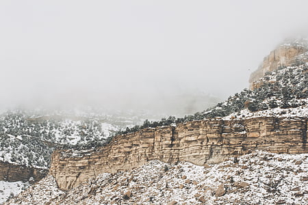 mountain covered by snow thumbnail