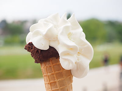 photo of chocolate ice cream with toppings thumbnail