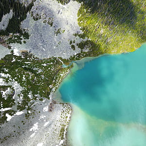aerial photography of sea thumbnail