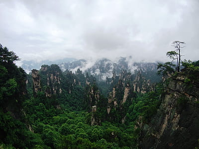 aerial photo of mountains thumbnail
