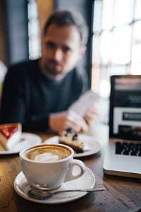 Cup of coffee in coffee shop thumbnail