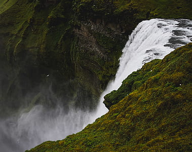 landscape photography of water falls thumbnail