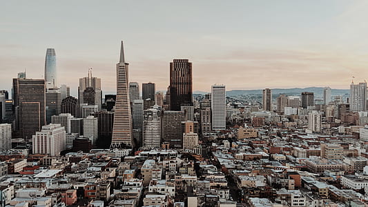 aerial photo of city buildings thumbnail