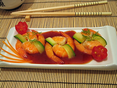 shrimp dish with sauce thumbnail
