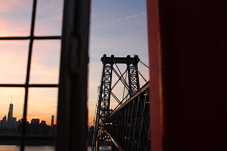 silhouette of metal bridge thumbnail