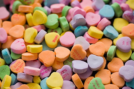 Bunch of Heart-shaped Assorted-color Tablets thumbnail