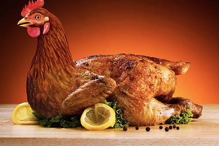 half roasted chicken edited photo thumbnail