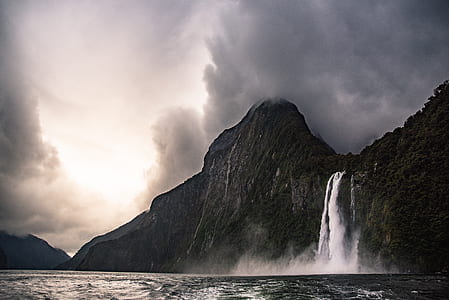 landscape photography of waterfall thumbnail