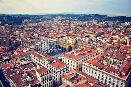aerial view of buildings during day thumbnail