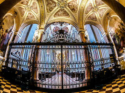 Golden Church interior in Vienna, Austria thumbnail