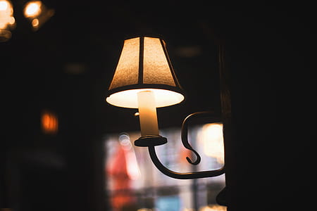 white and brown sconce thumbnail