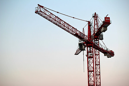 Large Red Load Crane thumbnail