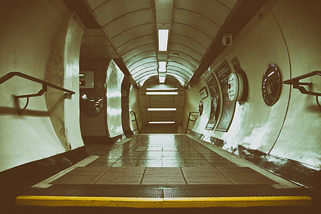 Image taken in a passenger tunnel on the London Underground rail network. Captured with a Canon DSLR thumbnail