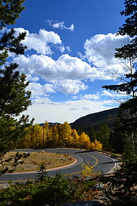 road, landscape, nature, sky thumbnail