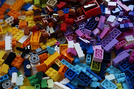 pile of interlock block toys thumbnail