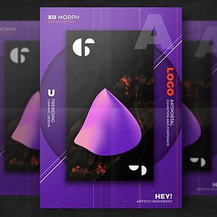 Download Creative Abstract Poster Psd File Free Graphics Uihere PSD Mockup Templates