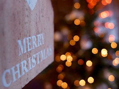 close-up photo of Merry Christmas sign thumbnail