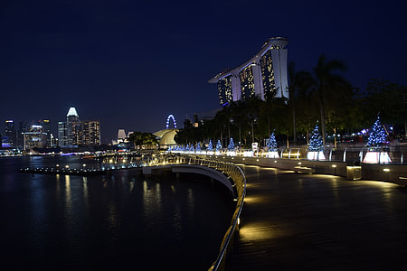 landscape photography of Marina Bays Sans Singapore thumbnail