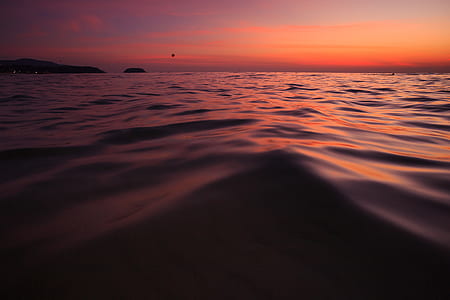 clear water during golden hour thumbnail