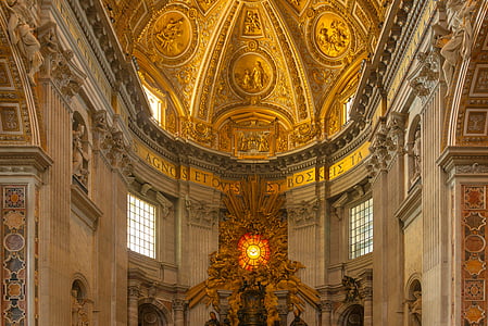 brown painted church interior thumbnail