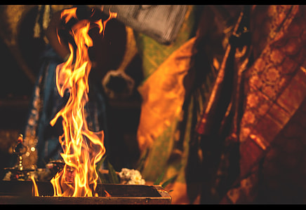 selective focus photography of fire thumbnail