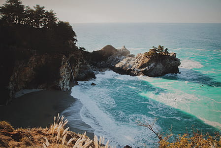 top view of seashore thumbnail
