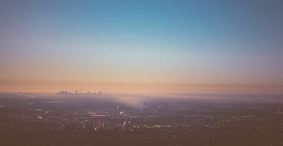cityscape photography during blue gour thumbnail