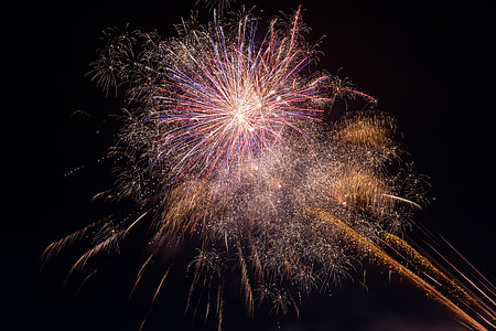 firework display at night time thumbnail