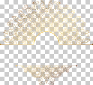 Pattern, Hand painted gold pattern, brown floral illustration PNG clipart
