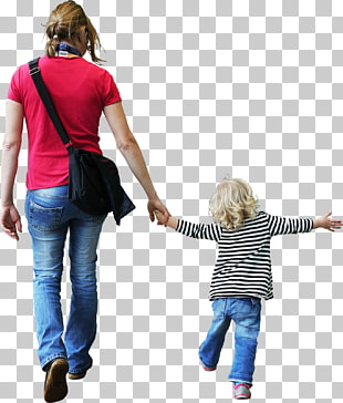 Rendering Child, People , woman holding hand of child PNG clipart