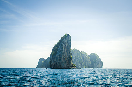 Island out of the water in Thailand thumbnail