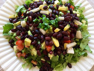 salad dish on white plate thumbnail
