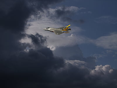 gray fighter jet above clu thumbnail