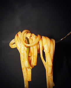 closeup photo of pasta on fork thumbnail