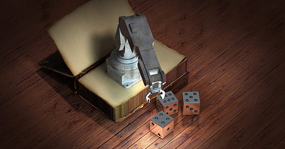 three gray dices thumbnail