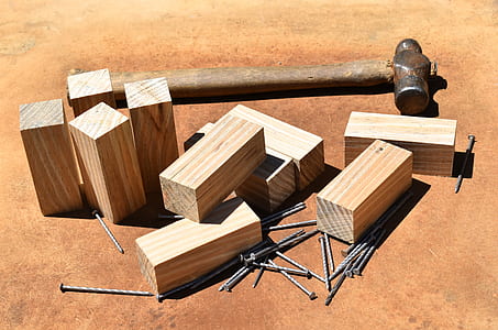 brown wood block lot thumbnail