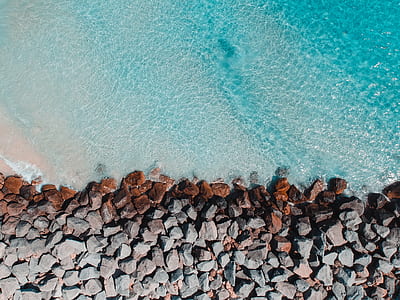 aerial seashore shot thumbnail