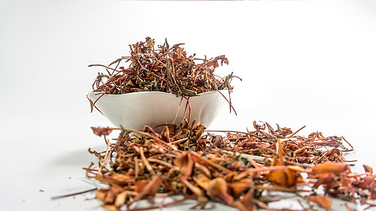 brown leaves on white ceramic bowl thumbnail